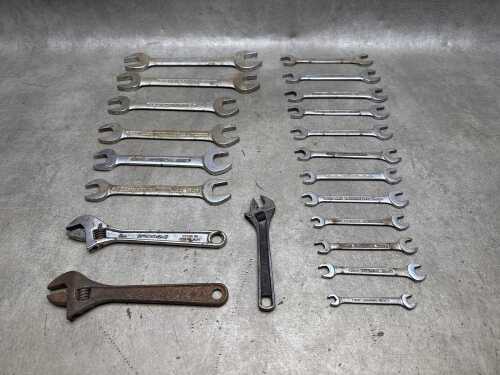 Sidchrome open spanners and adjustable spanners