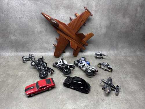 Assorted decorative vehicles