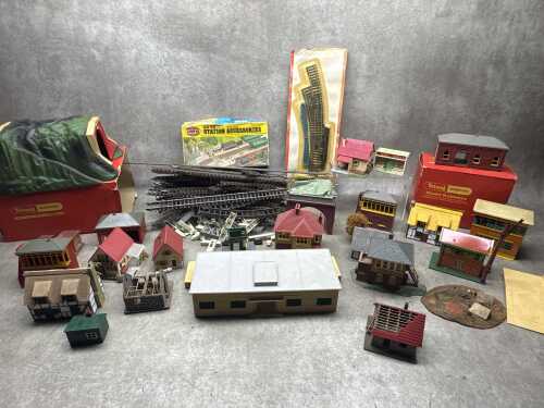 OO scale model train scenery