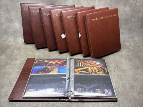 8 x Royal Mail Albums of First Day covers