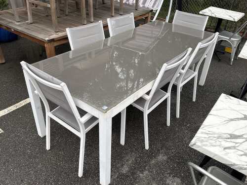 Seven Piece outdoor dining setting