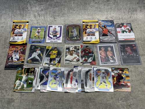13 · Group of sports cards