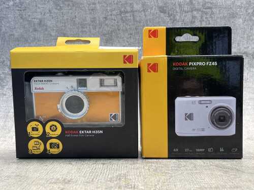 14 · Two Kodak cameras
