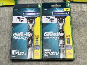 Gillette Mach 3+ razors - 3