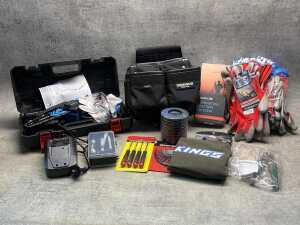 Group of garage products