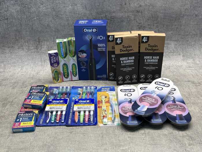Group of oral hygiene products