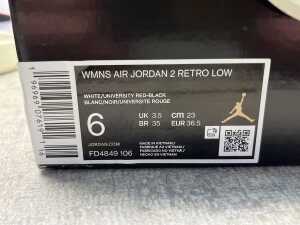 Nike Air Jordan 2 Retro Low size US 6 Women's - 5