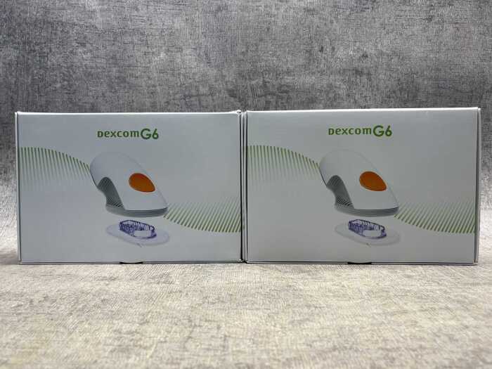 Two Dexcom G6 sensors