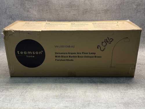 Teamson Home Versanora Arquer Arc floor lamp