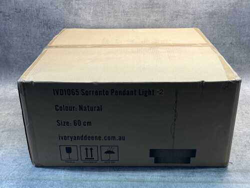 Ivory & Deene Sorrento pendant light