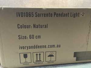 Ivory & Deene Sorrento pendant light - 3