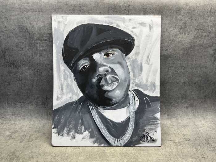 Painting of Notorious B.I.G