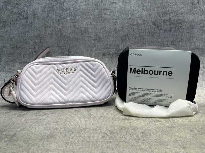 Aesop Melbourne travel kit & designer style handbag.