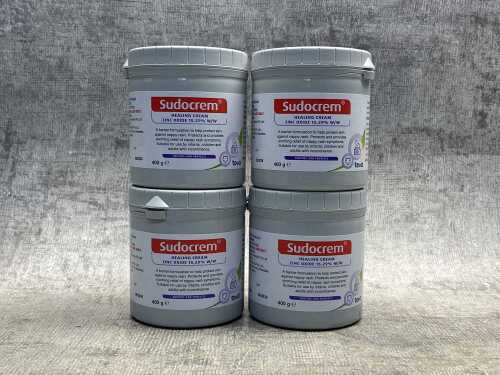 Four tubs of Sudocrem