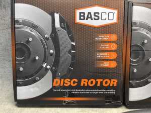 Two Basco disc rotors & Sedy oil drain pan - 2