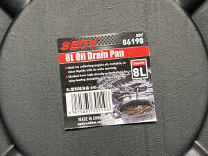 Two Basco disc rotors & Sedy oil drain pan - 3