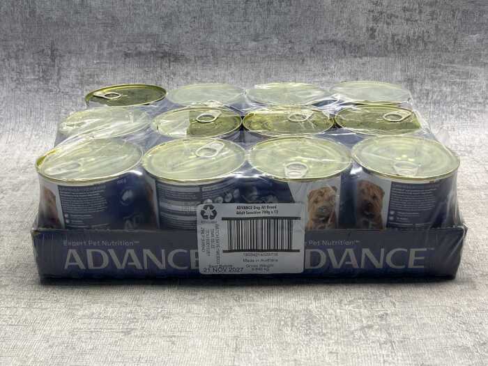 12 cans Advance Adult Sensitive