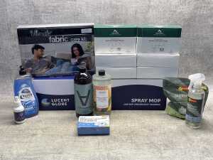 Group of cleaning products