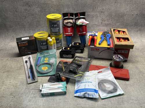 Group of garage products