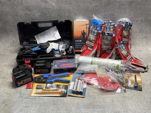 Group of garage products