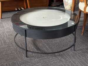 Sisyphus Industries sand art roller ball coffee table - https://sisyphus-industries.com/