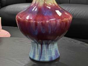 Chinese drip glaze ceramic vase - 2