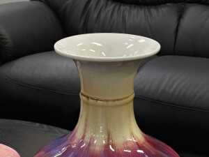 Chinese drip glaze ceramic vase - 3