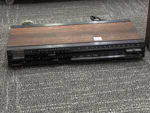 Bang and Olufsen Beomaster receiver, Beogram turntable and pair of Beovox speakers, 1970s - 2