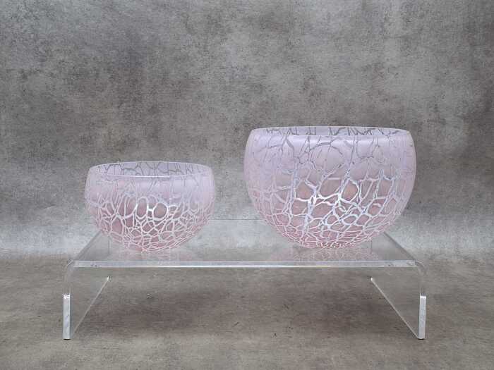 Two 1980s Kosta Boda art glass bowls
