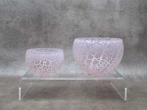 Two 1980s Kosta Boda art glass bowls