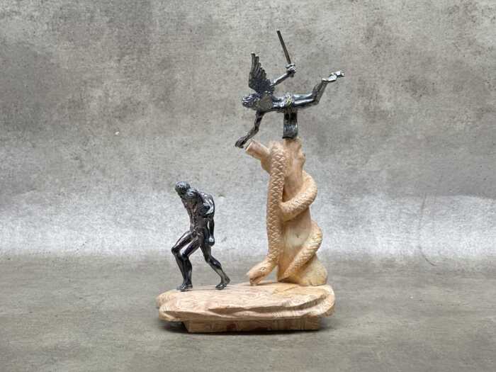 Yaacov Heller's 'Adam & Eve' sculpture