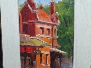 Lucille Tam, Lemongrass Thai Restaurant Carlton. Oil painting on board - 2