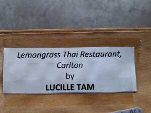 Lucille Tam, Lemongrass Thai Restaurant Carlton. Oil painting on board - 4