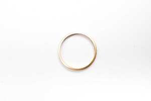 A wedding band in 18 carat yellow gold - 3