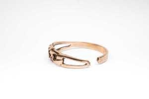 A broken diamond ring in 9 carat yellow gold - 3