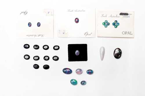 A collection of gemstones