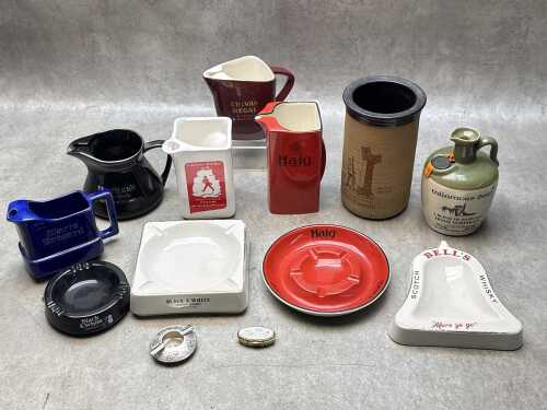 Assorted ceramic barware