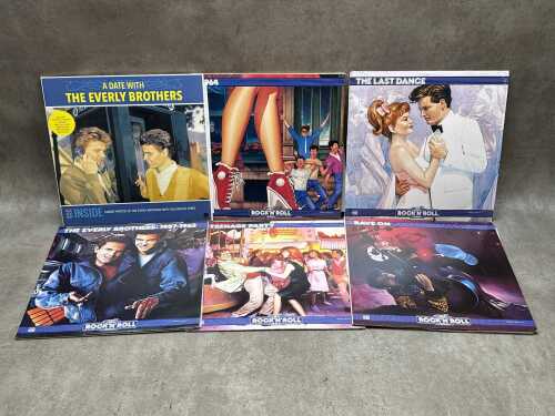 Six Rock 'n' Roll vinyl records