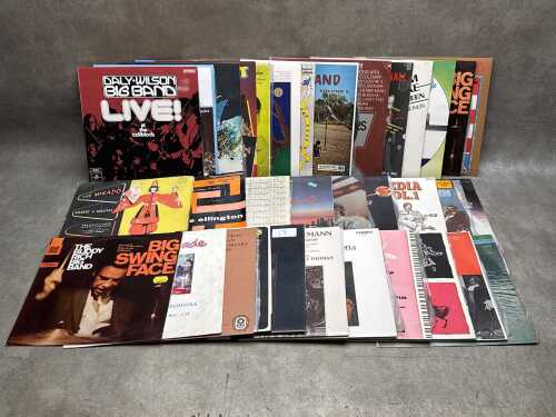 Vinyl records, including Jazz