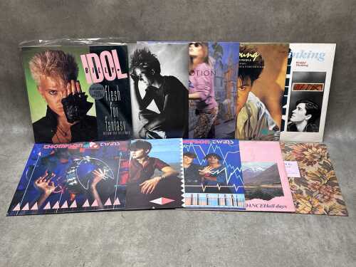 10 '80s Synthpop 12" vinyl singles