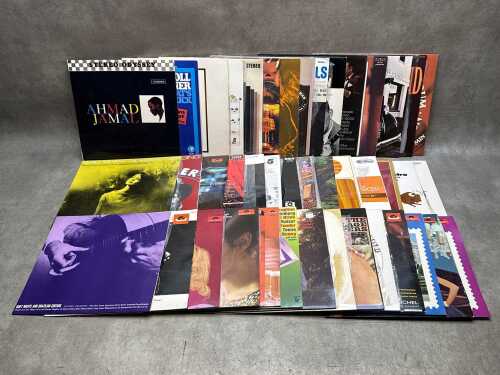 Vinyl records, mostly Jazz