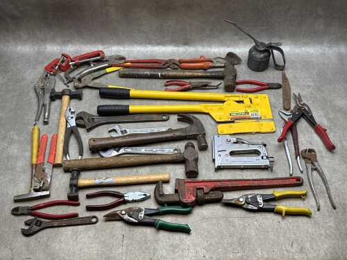 Vintage garage and handyman tools