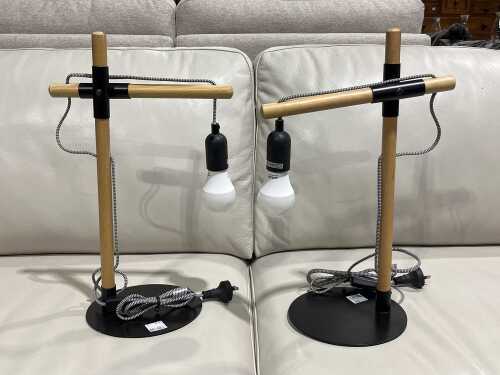Pair of modern table lamps