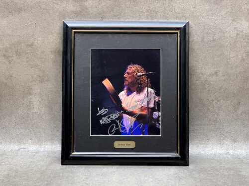 Robert Plant of Led Zeppelin framed photograph