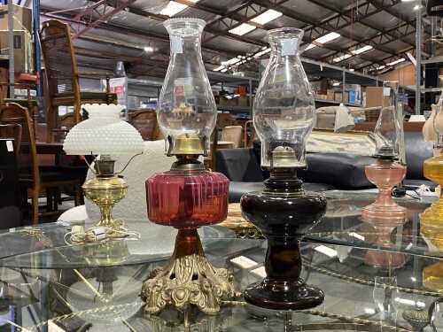 Two kerosene lamps