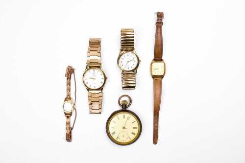 A collection of vintage watches