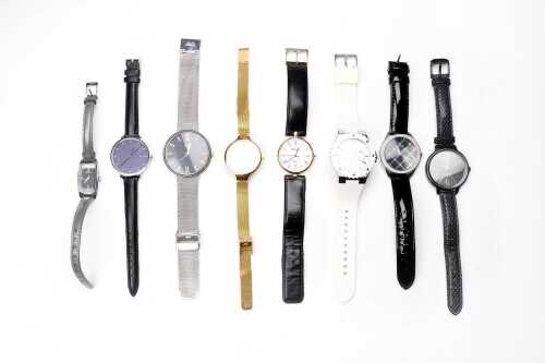 A group of quartz watches