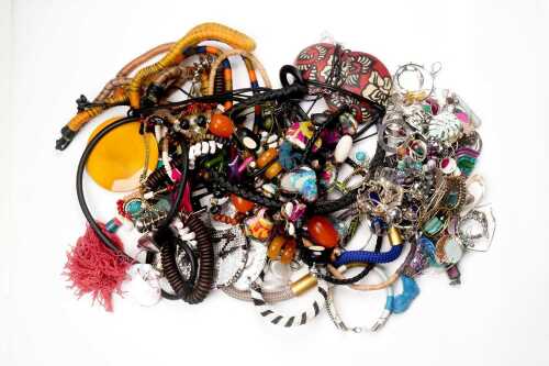 A large collection of costume jewellery