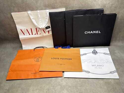 Designer-style gift bag packaging