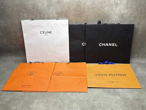 Designer-style gift bag packaging